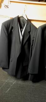 Zwart kostuum met 2 broeken en vestje., Maat 48/50 (M), Ophalen of Verzenden, Zo goed als nieuw, Zwart