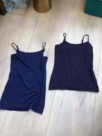 2 topjes blauw 38 Atmosphere, Kleding | Dames, Tops, Maat 38/40 (M), Blauw, Ophalen of Verzenden, Zo goed als nieuw
