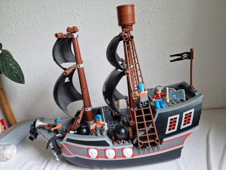 Duplo groot Piratenschip set 7880 piraten schip piratenboot, Kinderen en Baby's, Speelgoed | Duplo en Lego, Gebruikt, Duplo, Ophalen of Verzenden