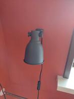2x IKEA Hektar wandlamp / bureaulamp matgrijs, Ophalen of Verzenden, Zo goed als nieuw