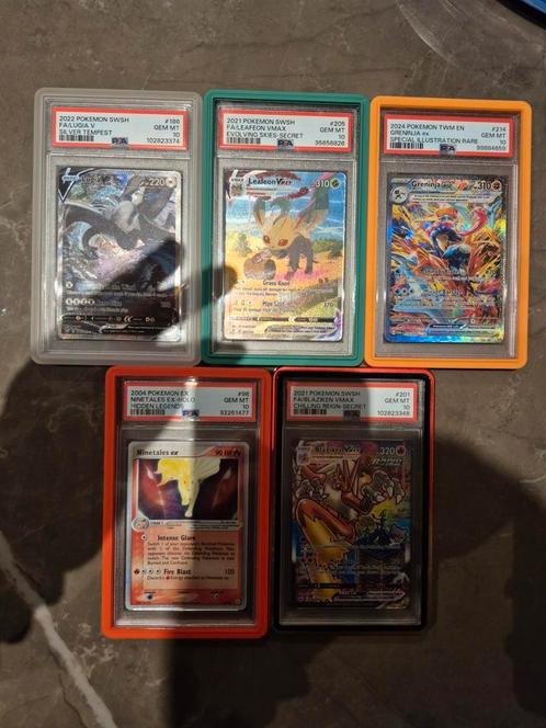 Pokemon collectie graded. Betreffen allemaal PSA slabs, Hobby en Vrije tijd, Verzamelkaartspellen | Pokémon, Nieuw, Ophalen of Verzenden