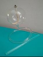 Glazen Olie Lamp, Ophalen of Verzenden, Zo goed als nieuw