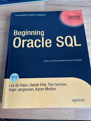 Beginning Oracle SQL boek beschikbaar voor biedingen