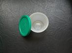 1x tupperware, Ruimtebeker, duo beker met groene deksel, Huis en Inrichting, Keuken | Tupperware, Ophalen of Verzenden, Gebruikt