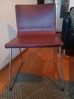 4 Ikea Bernard eetkamerstoelen - Aubergine, Ophalen of Verzenden