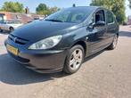 Peugeot 307 1.6 16V 5DR 2005 Zwart AIRCO, Voorwielaandrijving, Stof, Zwart, 4 cilinders