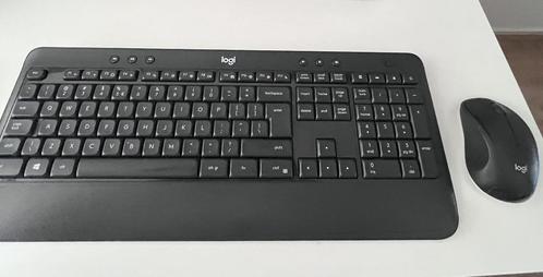Logitech MK540 Advanced - Draadloos Toetsenbord en Muis, Computers en Software, Toetsenborden, Zo goed als nieuw, Qwerty, Draadloos