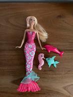 Barbie zeemeermin met dolfijn, Ophalen of Verzenden, Gebruikt, Barbie