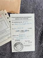 Watersnoodramp 1953: Bewijs Storting Nationaal Rampenfonds, Verzamelen, Ophalen of Verzenden, 1940 tot 1960, Nederland, Knipsel(s)