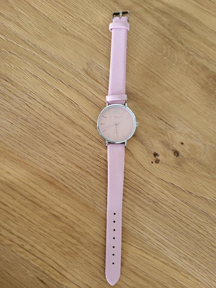 Nieuw My Jewellery horloge - lichtroze, Sieraden, Tassen en Uiterlijk, Armbanden, Nieuw, Staal, Roze, Ophalen of Verzenden