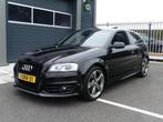 Audi A3 2.0 TFSI S3 quattro 3X S-Line Vol Leder Navigatie /, Auto's, Euro 5, Gebruikt, Zwart, 4 cilinders