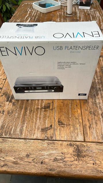 Nieuwe Envivo USB Platenspeler beschikbaar voor biedingen