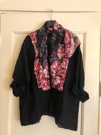 Givenchy mooie vierkante zijden sjaal sequin floral print, Givenchy, Ophalen, Zo goed als nieuw, Sjaal