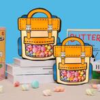 Goodie Bags met Handvat | 10 stuks| Kinderfeest Cadeauzakjes, Ophalen of Verzenden, Nieuw, Versiering, Overige