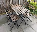 IKEA TARNO Bistro Set 2 tafels + 4 stoelen, Tuin en Terras, Tuinsets en Loungesets, Ophalen, 4 zitplaatsen, Zo goed als nieuw
