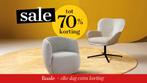 Fauteuils tot -70% korting | Leolux, Vitra, Pode & meer, Ophalen, Diversen, 75 tot 100 cm, Leer