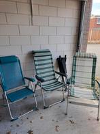 3 Kampeerstoelen, Caravans en Kamperen, Kampeermeubelen, Ophalen of Verzenden, Gebruikt, Campingstoel