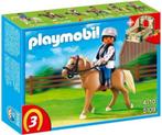 Playmobil 5109 Haflinger met paardenbox en ruiter, Ophalen of Verzenden, Zo goed als nieuw, Complete set