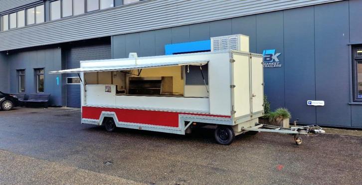 Verkoopwagen huren voor friet, snacks, broodjes, oliebollen., Zakelijke goederen, Horeca | Meubilair en Inrichting, Ophalen