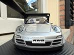 1:18 Porsche 911 (997) RWB Rauh-Welt zilver Ignition IG3246, Hobby en Vrije tijd, Modelauto's | 1:18, Overige merken, Ignition Models