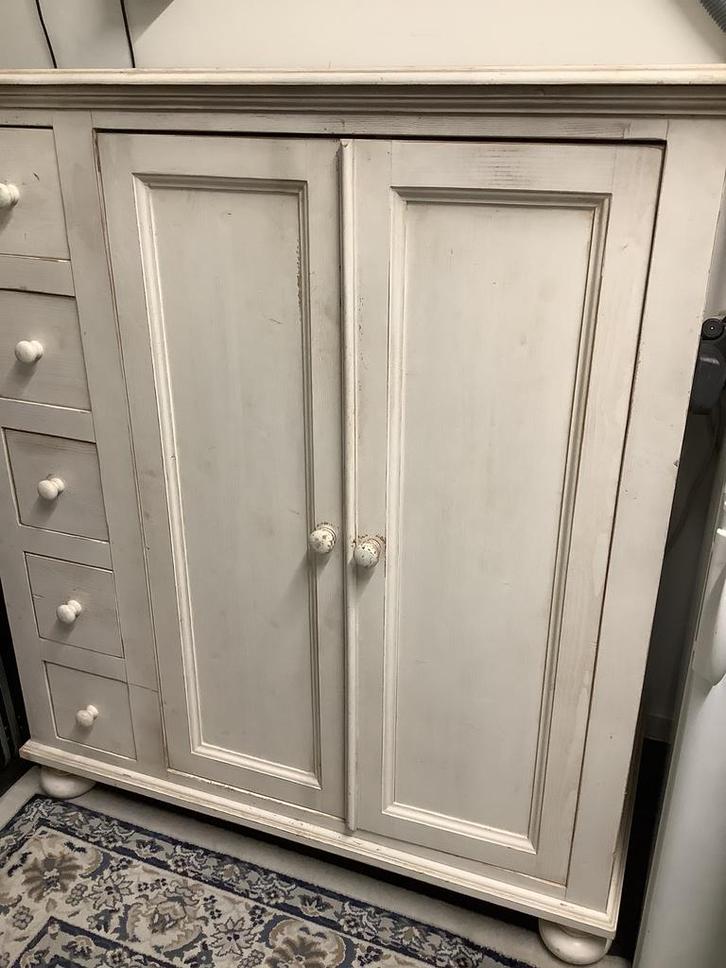 Nostalgische meidenkast, Huis en Inrichting, Kasten | Computermeubels, Gebruikt, 120 tot 170 cm, 70 tot 120 cm, 40 tot 80 cm, Overige houtsoorten