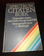 Spectrum citatenboek. C. Buddingh, Boeken, Ophalen of Verzenden, Zo goed als nieuw, Prisma of Spectrum, Nederlands