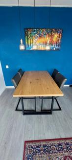 Tafel zo goed als nieuw, Huis en Inrichting, Tafels | Eettafels, Ophalen, Zo goed als nieuw, Rechthoekig, 50 tot 100 cm