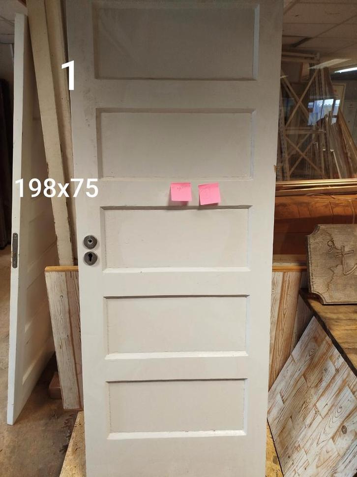 ️ Diverse deuren ️, Doe-het-zelf en Verbouw, Deuren en Horren, Gebruikt, Binnendeur, 200 tot 215 cm, Hout, Ophalen of Verzenden