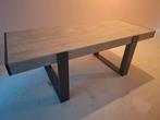 Grote grijze eettafel, Huis en Inrichting, Tafels | Eettafels, Ophalen, Gebruikt, 200 cm of meer, 50 tot 100 cm