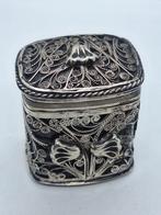 Zilveren Lodereindoosje, ca. 1860, Antiek, Antiek en Kunst, Ophalen of Verzenden