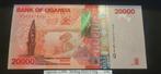 Uganda 20000 Shilling 2022 P50g UNC, Ophalen of Verzenden