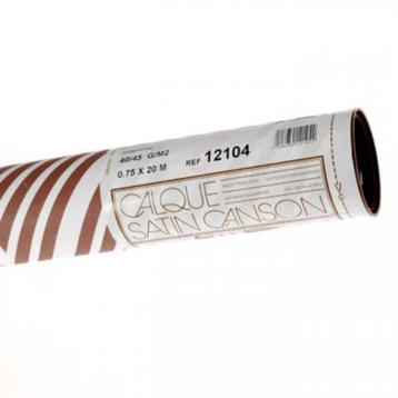 tekenpapier Satijnen traceerrol 0,75mx20m 40g/m², satijnen o beschikbaar voor biedingen