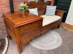 Mooi teakhouten bankje, Ophalen, 125 cm of meer, Zo goed als nieuw, 75 tot 100 cm