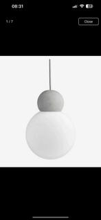 Bolia Pica Hanglamp Grey/ White Beton top Opaque body, Ophalen of Verzenden, Nieuw, Minder dan 50 cm