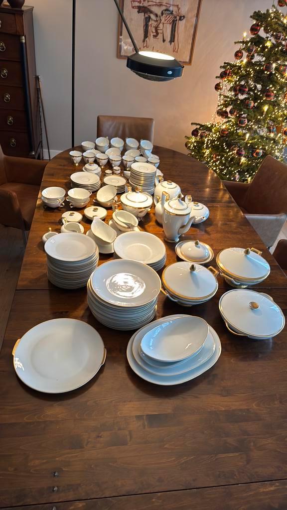 Uniek servies Hutschenreuther & Tirschenreuth, Antiek en Kunst, Antiek | Servies compleet, Ophalen of Verzenden