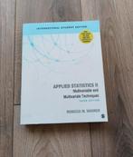 Applied Statistics II - 3de editie - Rebecca Warner, Ophalen of Verzenden, Zo goed als nieuw