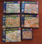 6 puzzels legpuzzels Jan van Haasteren - Jumbo, Ophalen, 500 t/m 1500 stukjes, Gebruikt, Legpuzzel