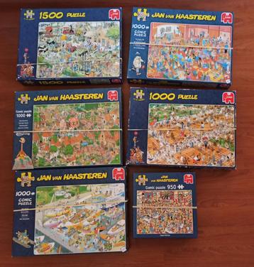 6 puzzels legpuzzels Jan van Haasteren - Jumbo beschikbaar voor biedingen