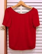 Ba&sh - rode viscose top, Verzenden, Zo goed als nieuw, Ba&sh, Korte mouw