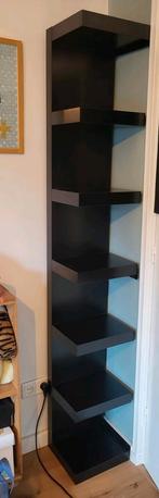LACK ikea | zwarte boekenplank., Huis en Inrichting, Woonaccessoires | Wandplanken en Boekenplanken, Ophalen, Gebruikt