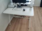 IKEA GLADHÖJDEN zit/sta bureau – wit, Ophalen, In hoogte verstelbaar, Zo goed als nieuw, Bureau