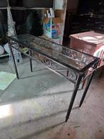 Leuke sidetable, Huis en Inrichting, Tafels | Sidetables, Ophalen, 100 tot 150 cm, Glas, Zo goed als nieuw