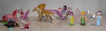 Playmobil fairies, Pegasuspaard en eenhoorn (5143 en 5443) beschikbaar voor biedingen