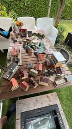 HO modelbaan  scenery huizen/bomen/enz enz in goed staat, Hobby en Vrije tijd, Modeltreinen | H0, Overige merken, Gelijkstroom of Wisselstroom