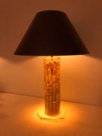 Plexiglas lampenvoet , afneembare reflecterende kap, Huis en Inrichting, Lampen | Tafellampen, Zo goed als nieuw, Ophalen