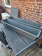 Lange plantenbak 2 stuks, Tuin en Terras, Bloembakken en Plantenbakken, Ophalen