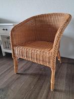 Rotan rieten stoel, Huis en Inrichting, Stoelen, Ophalen, Bruin, Riet of Rotan, Eén