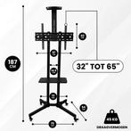 UITVERKOCHT SUPER DEAL €30 Verrijdbare TV-standaard, Audio, Tv en Foto, Televisiebeugels, Ophalen, Zo goed als nieuw