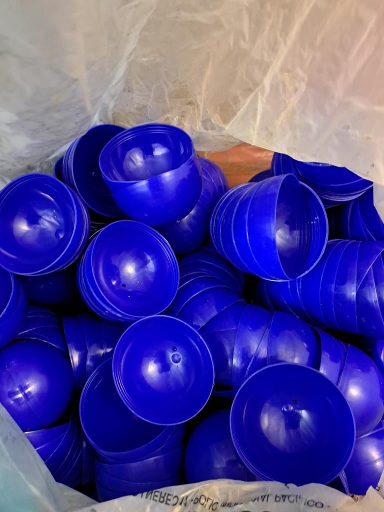 Capsules leeg 85mm blauw 100 stuks, Ophalen, Nieuw