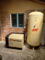 ingersoll rand schroef compressor 11 kw met 720 liter tank., Doe-het-zelf en Verbouw, Ophalen, Geluidgedempt, Gebruikt, 800 liter/min of meer